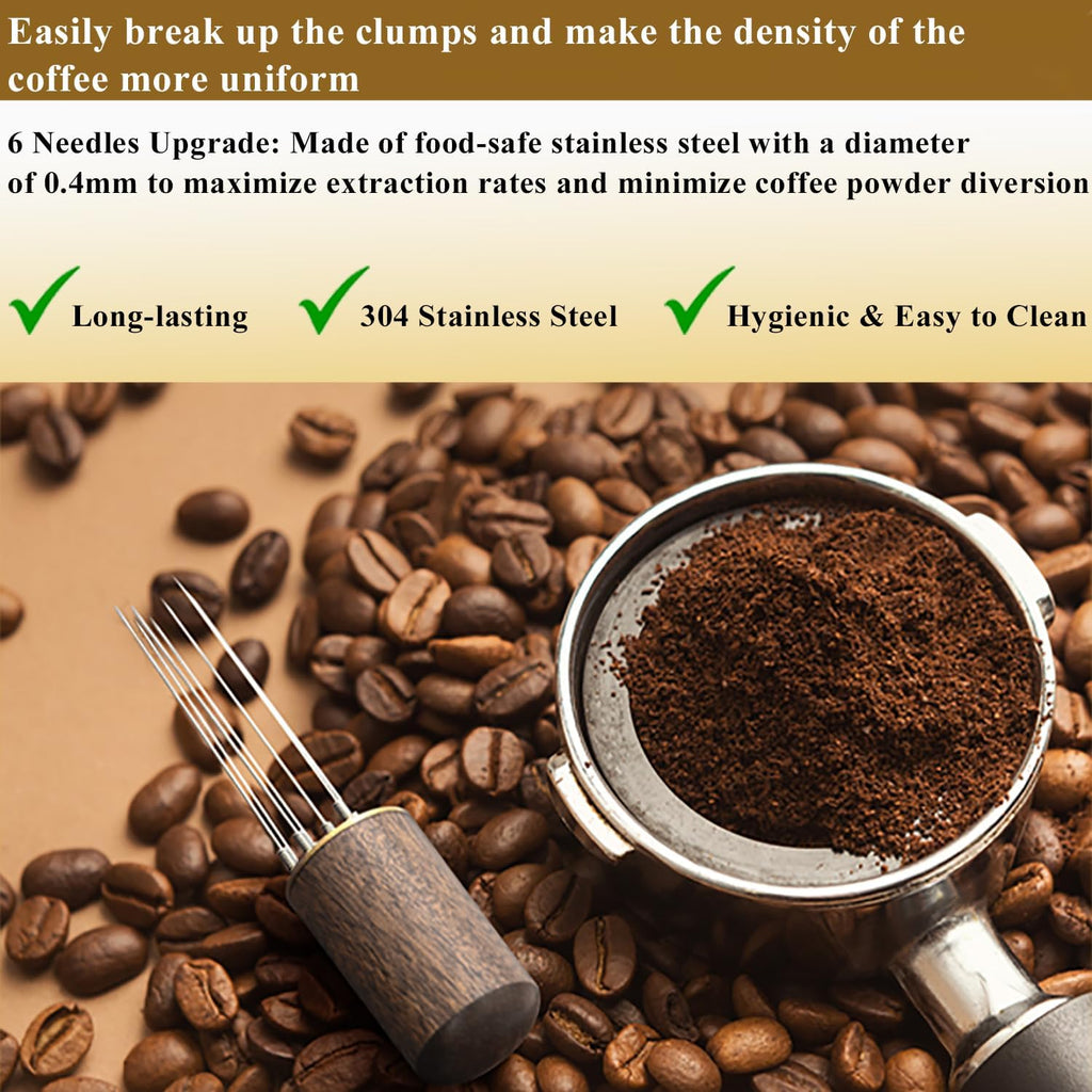 Espresso Accessories Kit 51mm Tamper: 51mm Espresso Tamper Set Barista Tools Including Coffee Tamper, Milk Frother Cup, WDT Tool Espresso Tools, Tamper Mat, Latte Pen, Coffee Spoon, Coffee Stencils