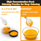 Food Coloring Powder, 18 Colors Powder Food Coloring for Baking, Powdered Edible Food Dye for Cookies, Fondant, Cake Decorating - 4g/Bottle