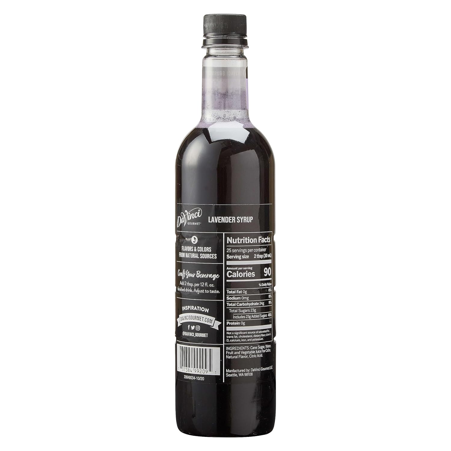 DaVinci Gourmet Lavender Syrup, 25.4 fl oz (Pack of 1)