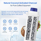 Water Filter Cartridge Replacement for Espresso Coffee Machines - Compatible with ECAM, ETAM, ESAM, Dinamica, Eletta Series - Improves Taste & Protects Your Machine, 6-Pack for Home Use