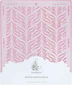 Cake Stencil - Seamless Delicate Pattern for Decorating Tall Double Barrel Cake to Use with Buttercream, Royal Icing, Ganache, Paint, Airbrush (OLLO)