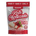 Giant Sports Keto Cheesecake Shake Mix - Delicious Low Carb, Ketogenic Diet Gluten Free Powder Mix - Works Great with Almond Milk - Strawberry (20 Serving Bag)