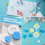 LET'S RESIN Silicone Mold Making Kit Liquid Silicone Rubber 140oz/1 Gallon Translucent Clear Mold Making Silicone-Mixing Ratio 1:1-Molding Silicone for Resin Molds,Silicone Molds Maker DIY Making