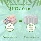 Kitchen Washcloths 12 Pack, 10x14 Inch Small Dish Cloth for Washing Dishes, Lint Free Fast Dry Reusable Cleaning Cloth, Ultra Soft & Scratch Free Waffle Dish Rag, Easy to Rinse Multicolor Dishcloth