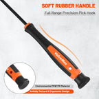 ValueMax Pick and Hook Set, Precision Pick Set with Tool Bag, Perfect for Automotive/Electronic Repair, O-Ring/Oil Seal Gasket Puller and Remover(6PCS)