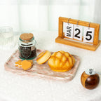 Marble Vanity Tray, Marble Bathroom Tray Countertop, Decorative Tray for Dresser, Rosso Red Stone Serving Trays for Kitchen, Perfume, Jewelry Candle Holder, Catch All