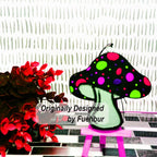 【300+ Design Optional】 Fuehbur Mini Mushroom Car Freshies Mold- Air Freshie - Aroma Bead Freshener-Epoxy Resin - Candle Soap Mold Silicone Mould【Upgraded Thickened Material】- Medium Size