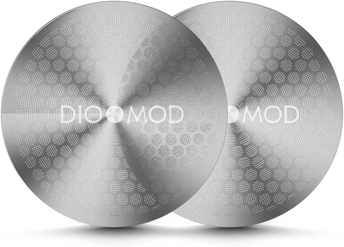 2pack 58.35mm Espresso Puck Screen, 0.9mm 150μm Ultra Thin Espresso Filter Screen - Reusable Coffee Filters for Espresso Portafilter Filter Basket 58mm