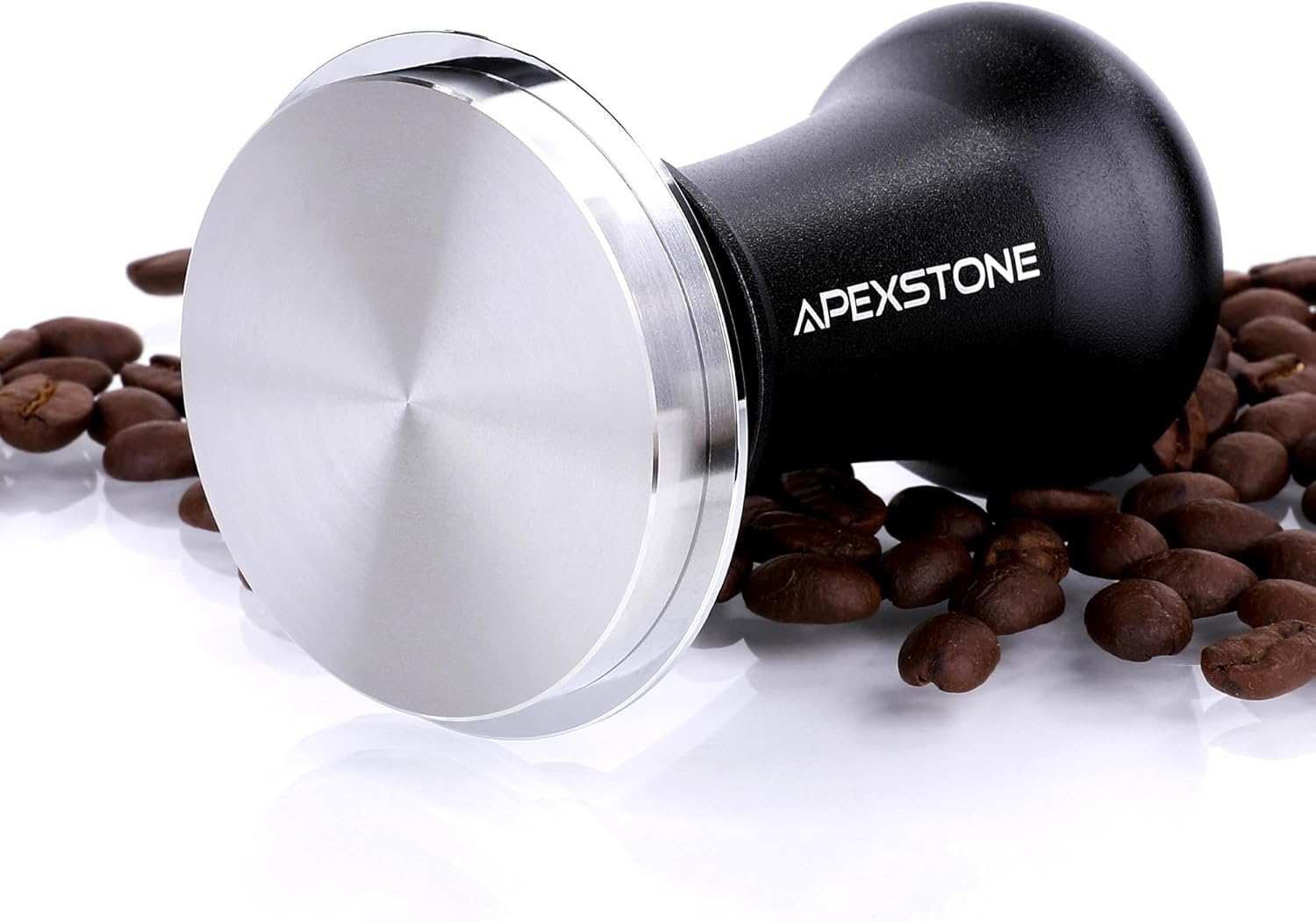 Apexstone Coffee Tamper Spring Loaded 58mm, Espresso Tamper 58mm Spring Loaded, Calibrated Espresso Tamper 58mm