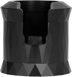 Coffee Portafilter Holder, Aluminum Alloy Coffee Tamper Stand Portafilter Stand Base for Coffee Machine (Matte Black)