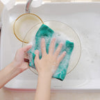 Homaxy 100% Cotton Waffle Weave Kitchen Dish Cloths, Ultra Soft Absorbent Quick Drying Dish Towels, 12 x 12 Inches, 6-Pack, Teal