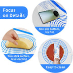 Non Stick Silicone Pastry Mat, Macaron Silicone Baking Mat for Making Pizza Cookie Bread,Pie Crust Oven Liner, Mat Non-Slip Fondant Mat Extra Large 32" x 24"