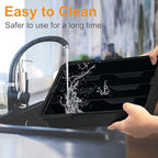 Homecor Silverware Organizer - Large Expandable Kitchen Drawer Organizer Utensil Holder, BPA Free Flatware and Cutlery Tray for Spoons Forks Knives, Plastic Kitchen Organizer and Storage