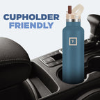 IRON °FLASK Camping & Hiking Hydration Canteens - Narrow Straw Lid & Boot - Leak Proof Vacuum Insulated Stainless Steel - Hot & Cold Double Walled Sports Water Bottle - Desert Oasis, 24 Oz