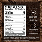 VitaCup Genius Ground Keto Coffee w/Turmeric, MCT Oil, B Vitamins, D3, Ground Coffee Medium Dark Roast, Bold & Smooth, 100% Arabica Coffee Grounds, 3 bags, 11oz each