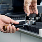 IKAPE 58mm Bottomless Naked Portafilter Black, for E61, Flair 58, ECM, Rocket, Sanremo, Synesso, Slayer, VBM Coffee Machines(20g Basket Included)