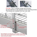 DINDON 2 Tier Pull Out Cabinet Organizer (14" W X 18" D), Double Tier Wire Basket Slide Out Shelf Storage for Kitchen Base Cabinet Organization for Kitchen, Pantry, Bathroom, Chrome