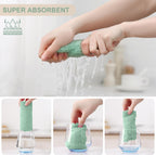 Homaxy 12 Pack Kitchen Dish Cloths, Ultra Soft and Absorbent Dish Towels, Reusable Fast Drying Microfiber Cleaning Cloth, Coral Velvet No-lint Cleaning Rags, 10 x 10 inches, Mix Color