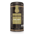 Teabloom Organic Black Tea, Earl Grey Private Garden Loose Leaf Tea, Classic Assam Whole Leaf Blend, USDA Certified Organic, Kosher Certified, 3.53 Ounce Loose Leaf Tea Canister Makes 35-50 Cups