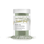 BAKELL Olive Green Edible Glitter, 25 Grams | TINKER DUST Edible Glitter | KOSHER Certified | 100% Edible Glitter | Cakes, Cupcakes, Cake Pops, Drinks, Dessert Vegan Glitter & Dusts (25g, Olive Green)