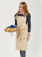Caldo Crossback Kitchen Apron for Cooking (Bone)