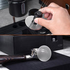 IKAPE 51mm Espresso Puck Screen, 0.2mm Thickness, Reusable Metal Ultra-thin & Ultra-light Coffee Filters, Food-grade 316 Stainless Steel Coffee Puck Screen for Espresso Baristas