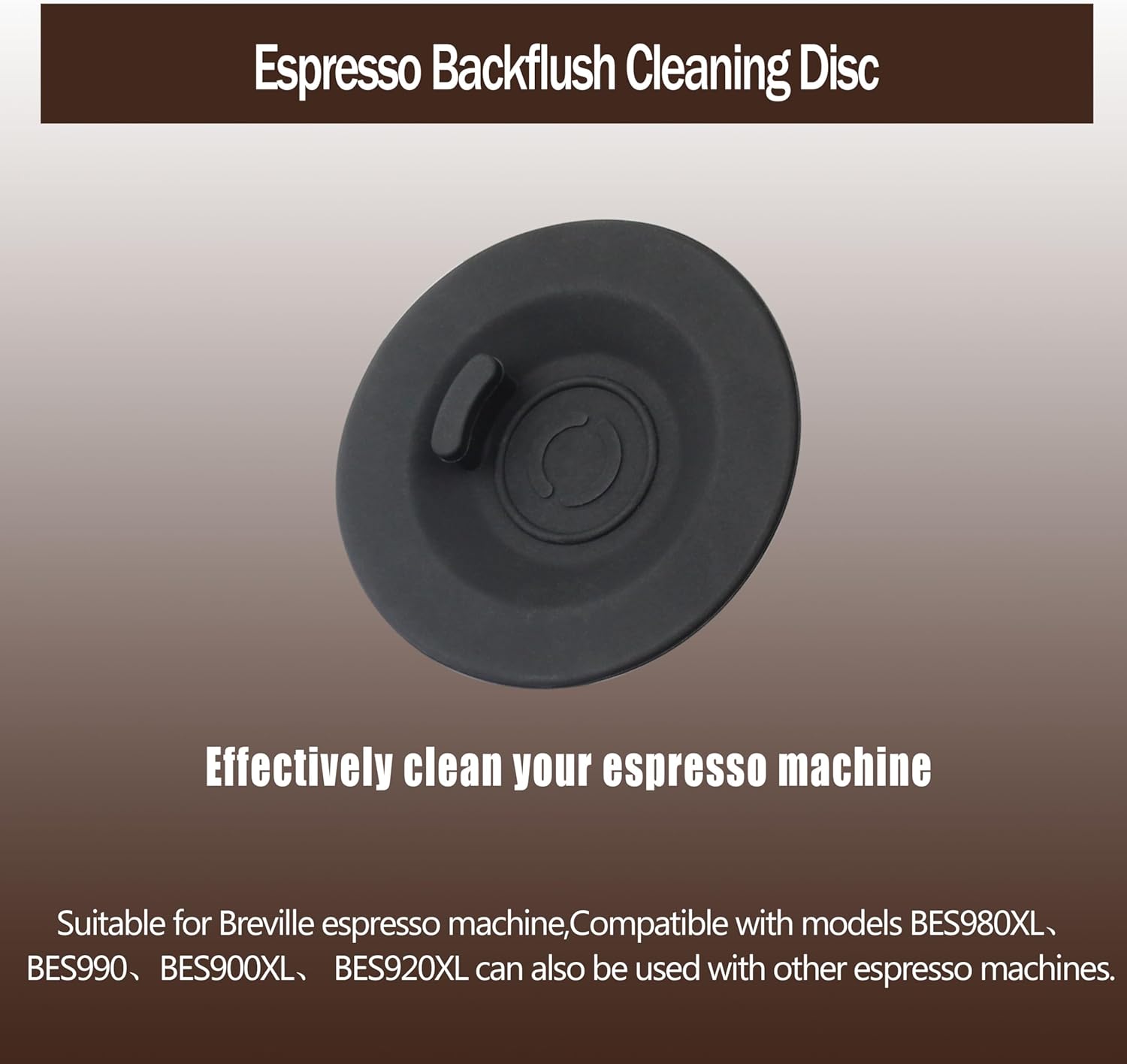 HNF 58mm Espresso Cleaning Disc For Breville Espresso Machines BES980XL.BES990.BES900XL.BES920XL 58mm Espresso Backflush Cleaning Disc (Pack of 2)