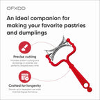 Rolling Dough Cutter - Round Baking Cutter Roller - Circle Cookie Cutters