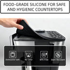 Compatible Top Mat for Ninja Luxe Cafe Espresso Machine ES601 & ES701 – Food-Grade Silicone, Non-Slip Waterproof, Protects Top Surface, Ninja Coffee Maker Accessories