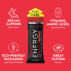 NewTrition® Extra Strength Energy Shots, 250mg Caffeine Energy Shots with Vitamin B & Amino Acids, Sugar-Free Vitamin Energy Shot, 1.7 fl oz (Pack of 12, Wild Berry)