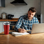 16 Pack 30oz Stainless Steel Tumblers Bulk Reusable Travel Mugs with Lid, Double Wall Powder Coated Coffe Cup for Home, Office, Outdoor Suitable for Vehicle Cup Holders