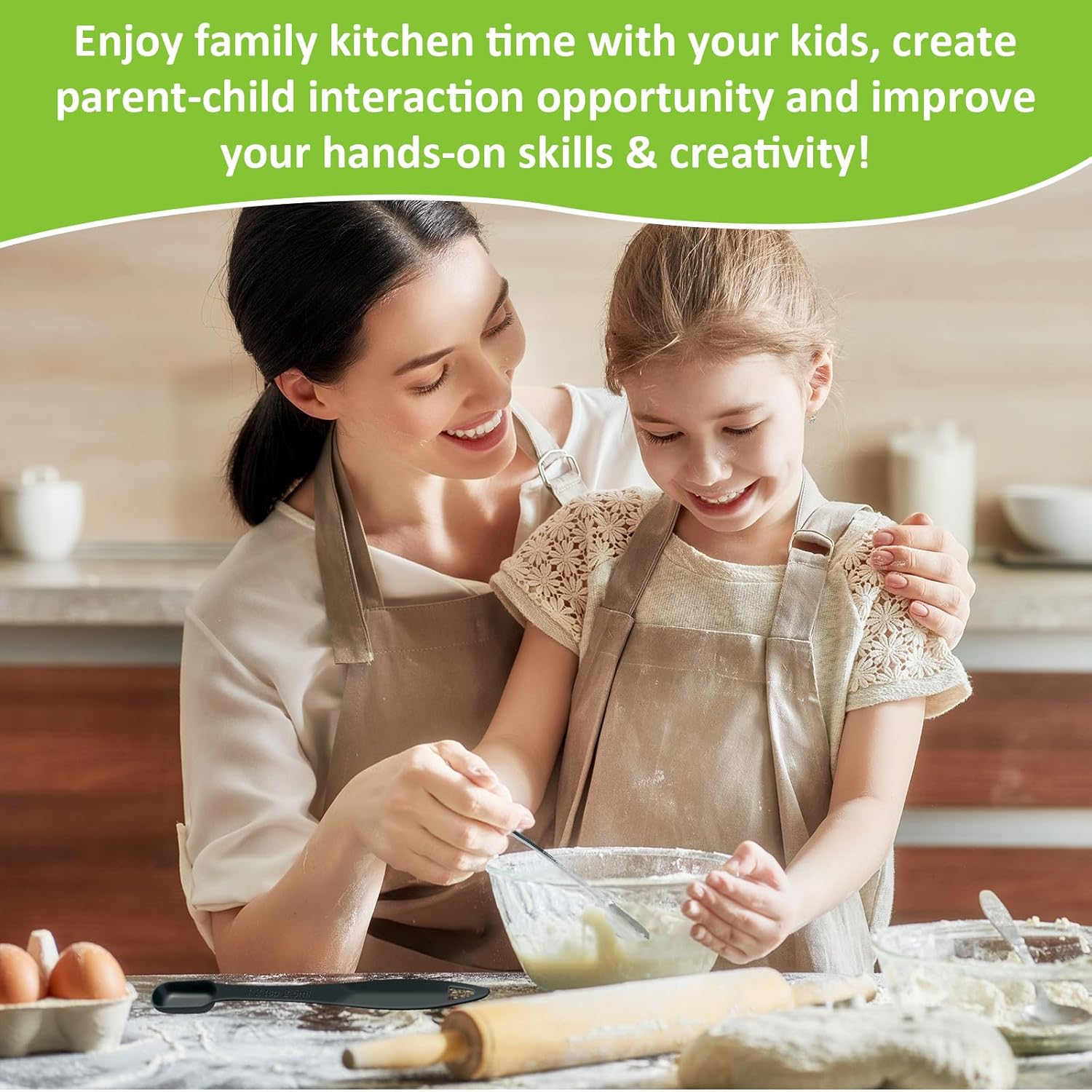 2 Pcs 1/4 Teaspoon(1.25 mL | 1/4 Tsp | 1/16 Tbsp | 1.25 cc | 1/32 oz) Stainless Steel Single Measuring Spoon, Long Handle Metal Measuring Spoon, Kitchen Gadgets for Cooking & Baking(Black)