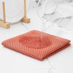 Kitinjoy 100% Cotton Kitchen Dish Cloths, 8 Pack Waffle Weave Ultra Soft Absorbent Dish Towels for Drying Dishes Quick Drying Kitchen Towels Dish Rags, 12 X 12 Inches, Coral
