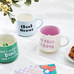 Dinosaur Ceramic Cup Hidden 3D Animal Inside Mug,12 oz Cute Cartoon Handmade Figurine Mugs,Christmas Birthday Surprise for Friends Family or Kids (Dinosaur)