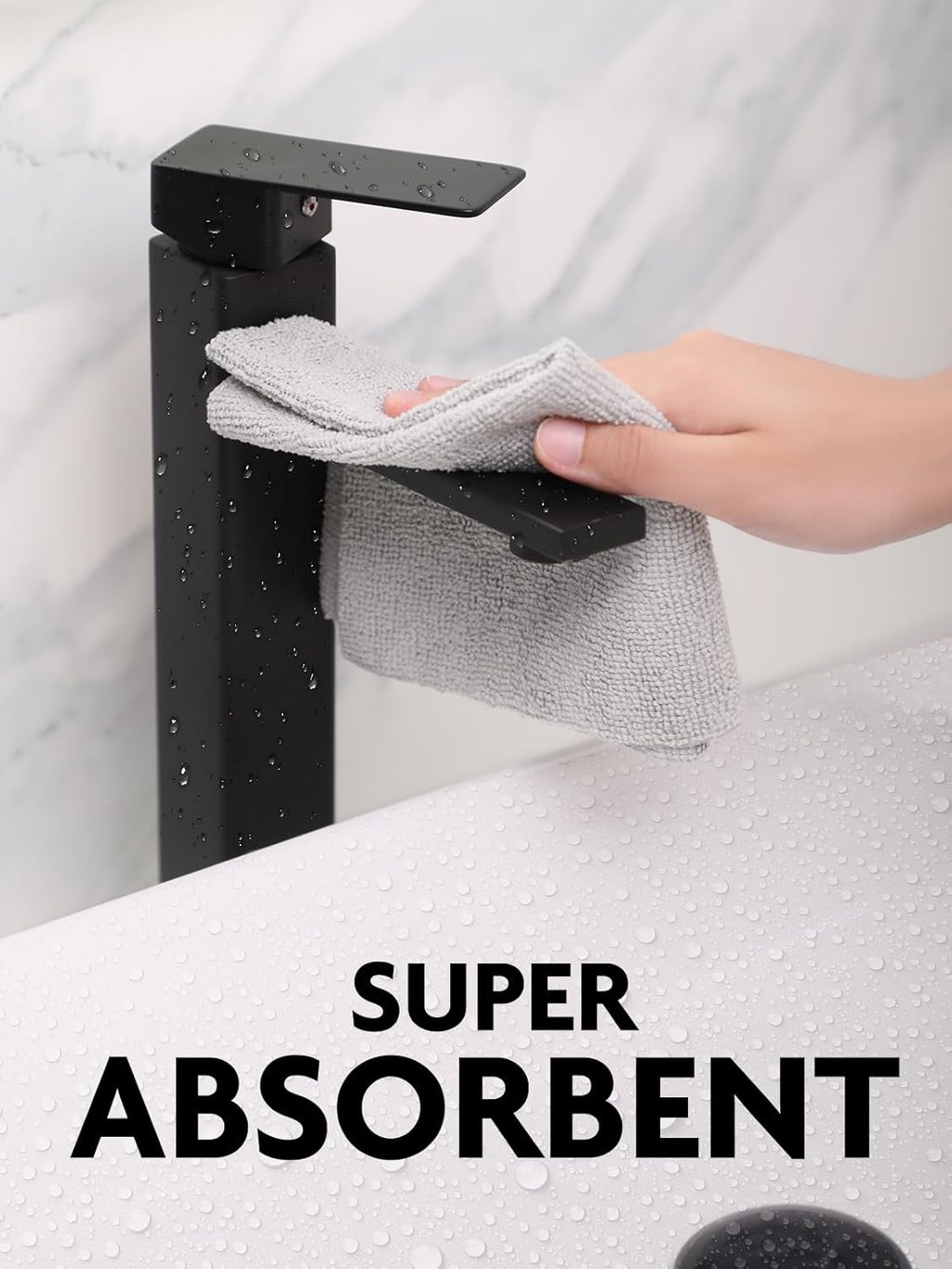 Fantasticlean Microfiber Cleaning Cloth Roll -150 Pack, Tear Away Microfiber Towels, 12" x 12", Reusable, Washable, Ultra Absorbent Dishcloth for Home Supplies, Car, Pet, Kitchen (2 Rolls of Grey)