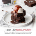 Otto's Naturals Grain-Free Classic Brownie Mix, 11.1 Oz., 6 Pack, Top 9 Allergen-Free, Versatile for Baked Treats, Made with Organic Cassava Flour, Gluten Free, Non-GMO, Vegan, Plant-Based