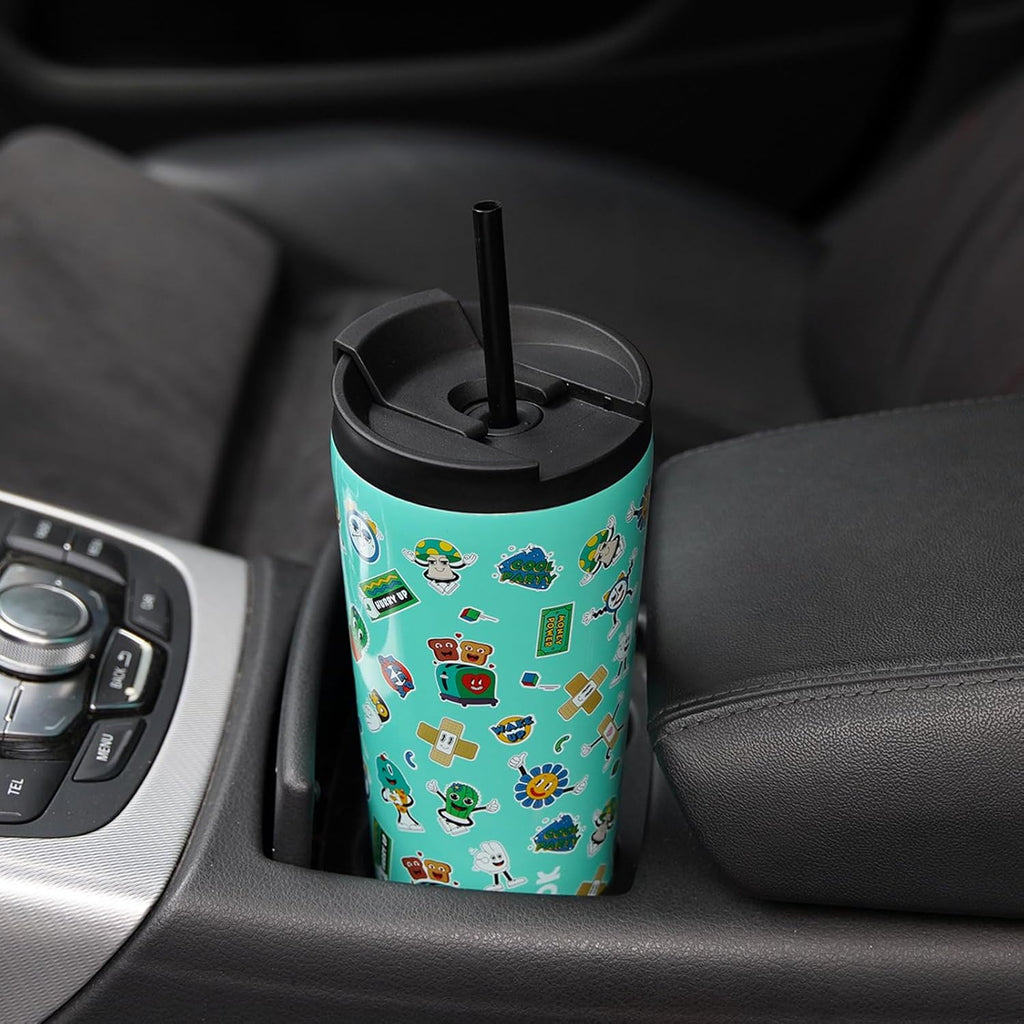 BJPKPK 26oz Tumbler With lid And Straw Stainless Steel Travel Coffee Mug Insulated Tumblers Cups,Passionate Red