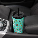 BJPKPK 26oz Tumbler With lid And Straw Stainless Steel Travel Coffee Mug Insulated Tumblers Cups,Passionate Red