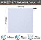 Kitinjoy 100% Cotton Kitchen Dish Cloths, 12 Pack Waffle Weave Ultra Soft Absorbent Dish Towels for Drying Dishes Quick Drying Kitchen Towels Dish Rags, 12 X 12Inch, White