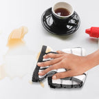 Urban Villa Dish Cloths Terry Cotton Pack of 6, Highly Absorbent Quick Drying Super Soft Premium Dish Towels for Kitchen with Hanging Loop Hand & Tea Towels - 12x12 Inch, (Black & White, Checks)