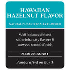 Copper Moon Single Serve Coffee Pods for Keurig K Cup Brewers (Hawaiian Hazelnut - Medium Roast) 12 Count