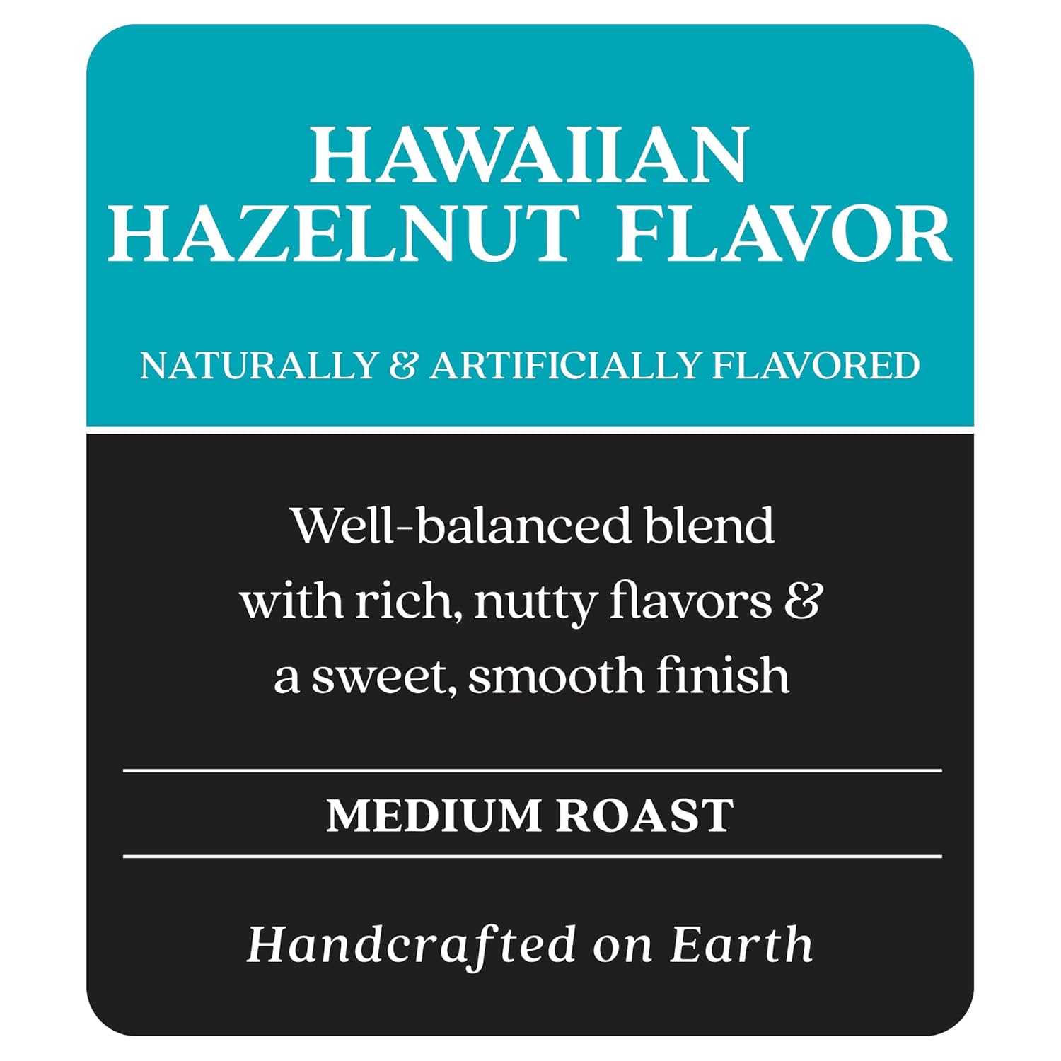 Copper Moon Single Serve Coffee Pods for Keurig K Cup Brewers (Hawaiian Hazelnut - Medium Roast) 12 Count