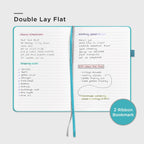 &And Per Se Lined Journal Notebook (5 Packs), 160 Pages, A5 5.7 x 8 inches College Ruled Thick Paper Notebook Journals for Writing, Hardcover Notebooks for Women Men Office School (Cerulean Blue)