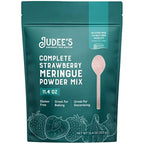 Judee's Gluten Free Complete Strawberry Meringue Powder Mix 11.4 oz - Just Add Water - Make Meringue, Cookies, Pies, Frosting, and Royal Icing - Great for Baking - No Preservative and Nut-Free