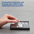 American Weigh Scales Calibration Weight for AWS Digital Scale, Carbon Steel, Solid Stainless Steel Chrome Finish, 100g (100WGT)