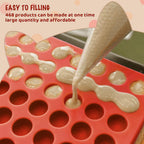 HKNMTT Silicone Mini Round Shape Molds, 468 Cavities Tiny Semi Sphere Baking Sheet Dog Treats Molds Candy Freezer Oven Safe Homemade Dog Treats Kit BPA Free Food Grade