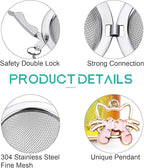 2pcs Tea Infuser,Loose Leaf Tea Steeper Tea Strainer with Cute Cat Charm Stainless Steel Tea Ball Tea Diffuser Tea Infusers for Loose Tea