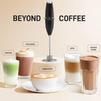 Zulay Kitchen Patented Tornado Triple Whisk Milk Frother with 2 Duracell Batteries – Handheld Foam Maker for Coffee, Lattes, Matcha & Hot Chocolate – Rich, Creamy Froth in Seconds