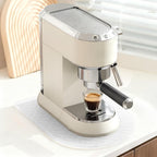 Silicone Coffee Mat,15.8"x 11.8"in Bar Mat for Countertop,Heat-Resistant,Non-Slip,Leak-Proof,Fit for Coffee Maker/Espresso Machine-Translucent