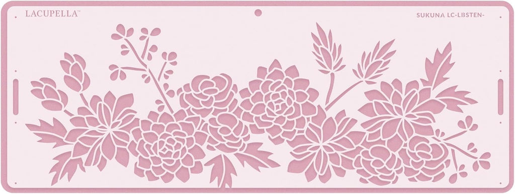 Long Border Cake Stencil, 4" x 12.75" (SUKUNA)